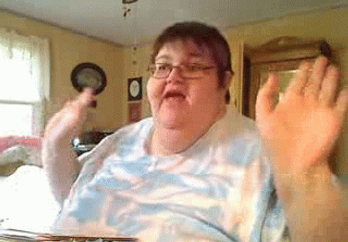 Chubby Person Just Dance Hands GIF