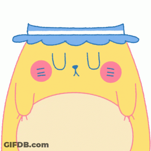 Chubby Sticker Taking A Bow GIF