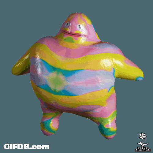 Chubby Wobbly Dancing Jellygummies GIF