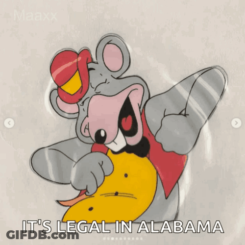 Chuck E Cheese Its Legal In Alabama GIF