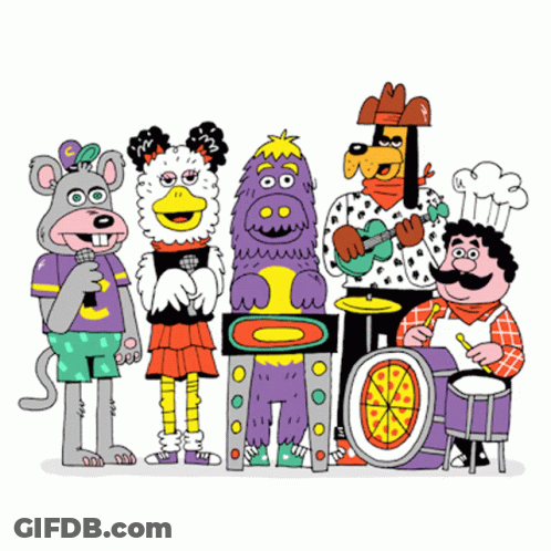 Chuck E Cheese Mouse And Friends GIF