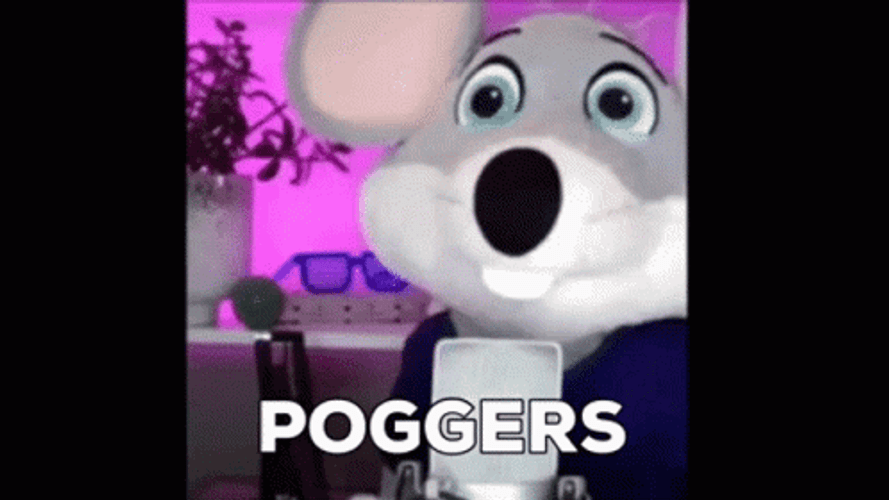 Chuck E Cheese Poggers GIF