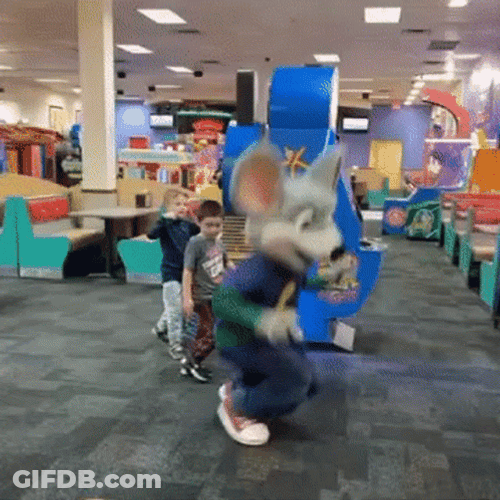 Chuck E Cheese Sturdy Moves GIF