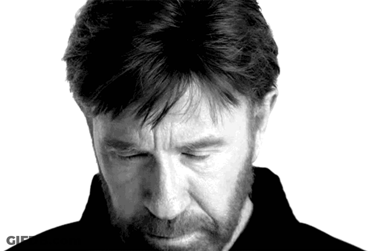Chuck Norris Close Up Shot GIF