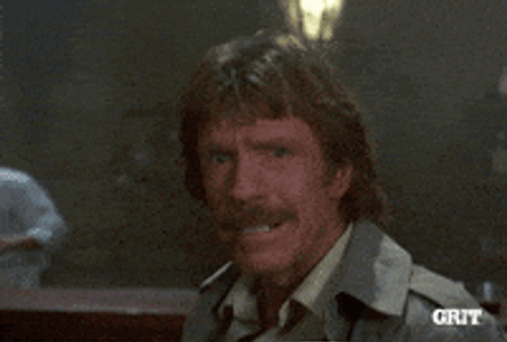 Chuck Norris Forward Flying Kick GIF