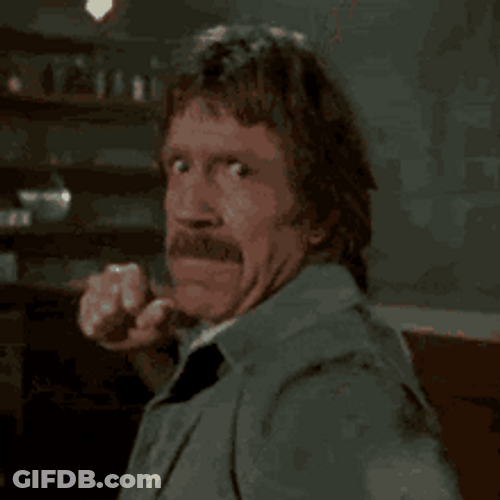 Chuck Norris Rapid Punches GIF