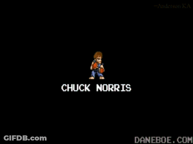 Chuck Norris Super Mario Game Meme GIF