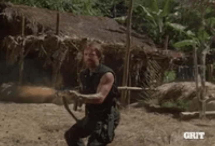 Chuck Norris Thumbs Up Action Firing Gun GIF