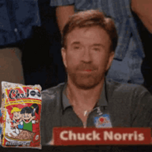 Chuck Norris Thumbs Up Chips Sponsor GIF