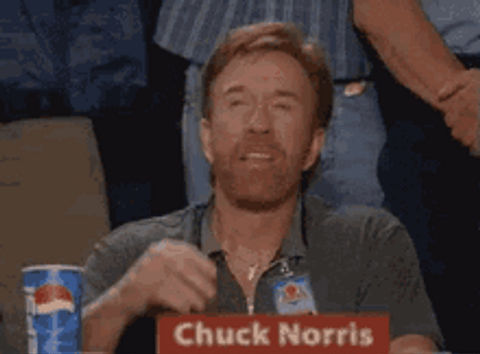 Chuck Norris Thumbs Up Salute GIF