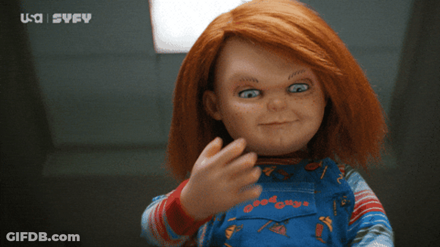 Chucky Bye Bye Meme GIF