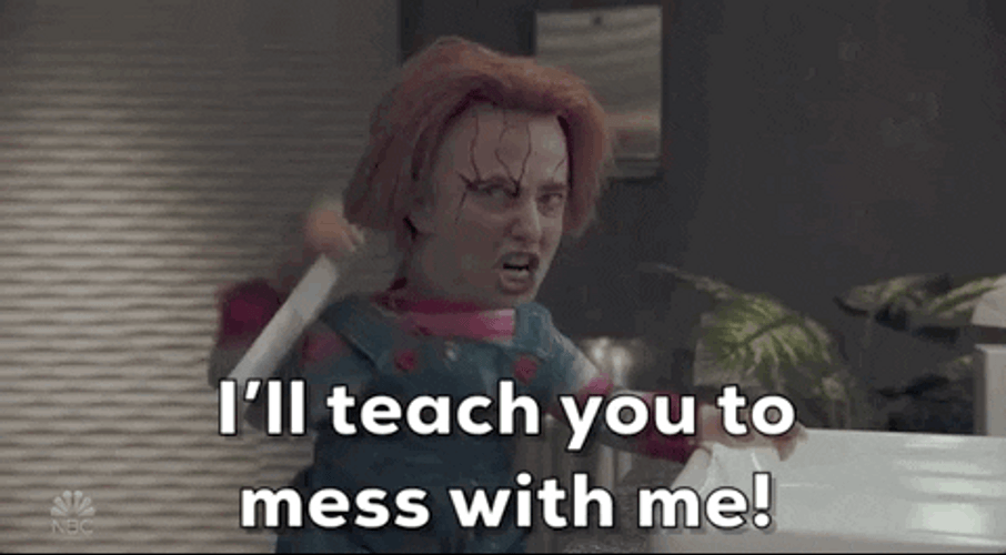 Chucky Mess Saturday Night Live GIF