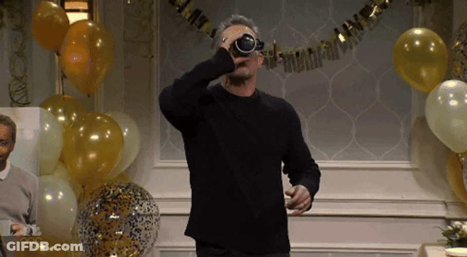 Chugging Beer To A Party GIF