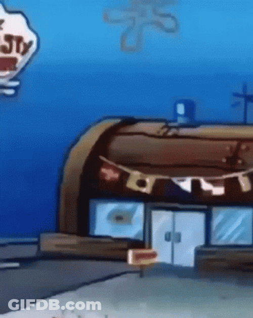 Chum Bucket House Explosion Meme GIF