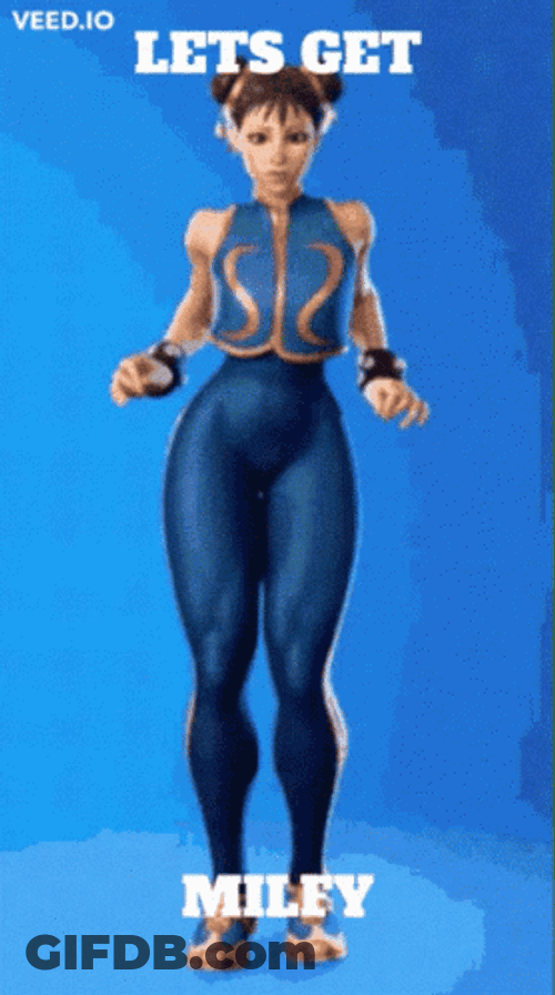 Chun Li Dance Shake GIF