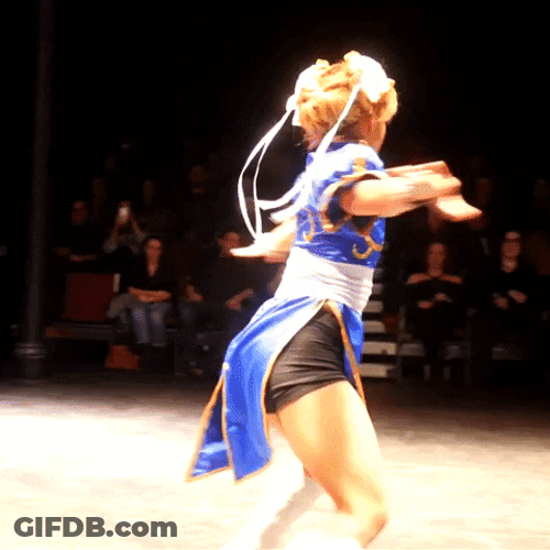 Chun Li Spin And Split GIF