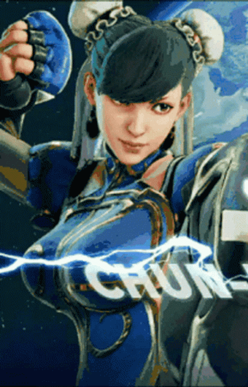 Chun Li Street Fighter 3D GIF