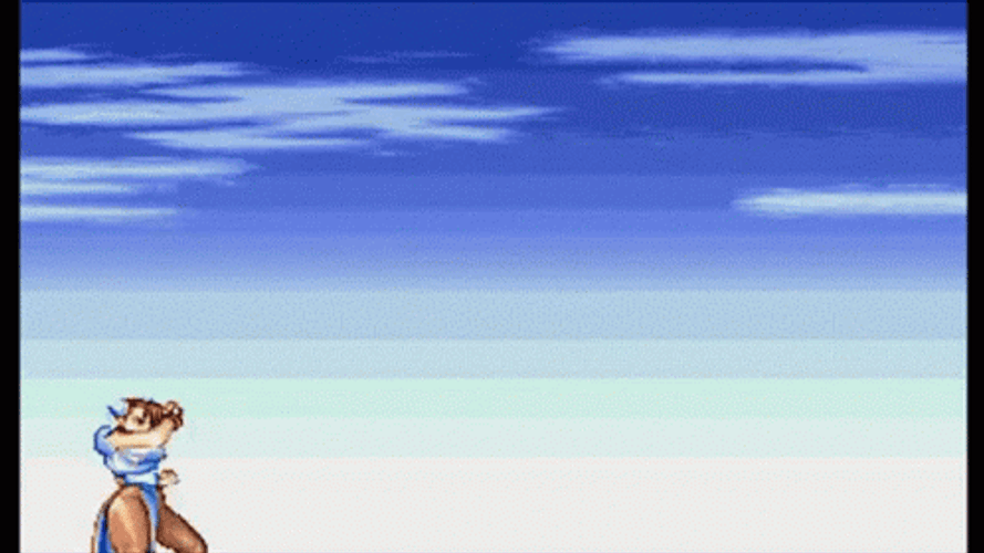 Chun Li Transforms Into Helicopter GIF