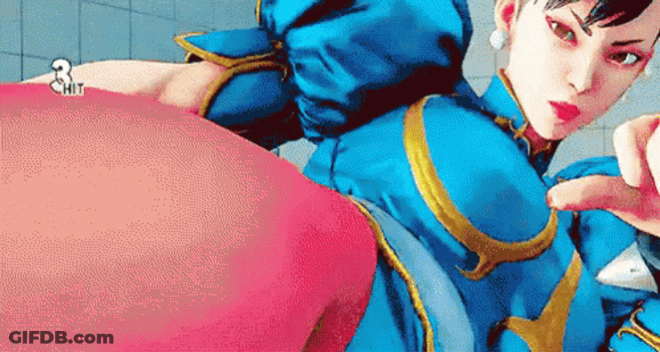 Chun Li Water Kick GIF