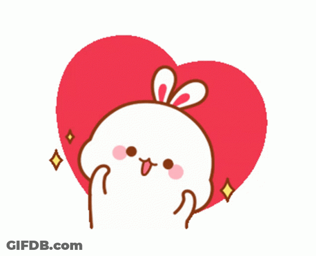 Chunky Bunny Heart You GIF