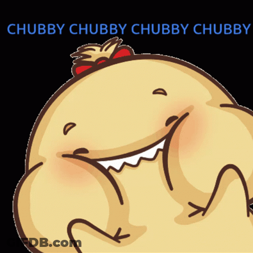 Chunky Cheeks Bouncing GIF