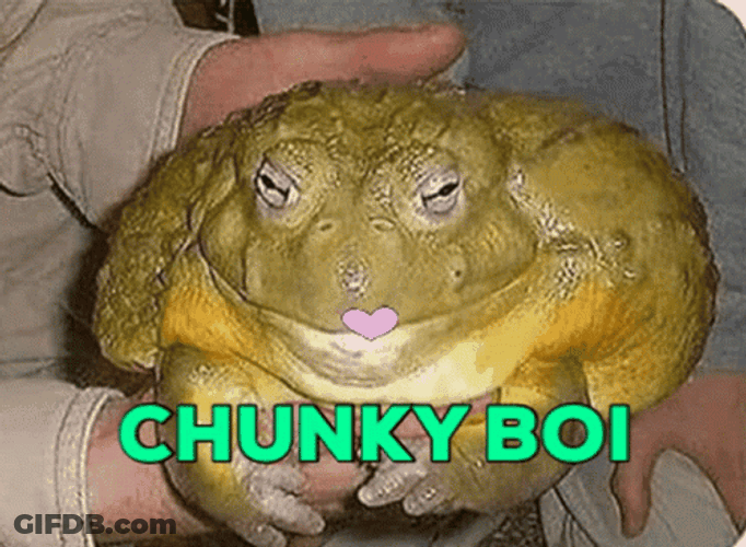 Chunky Frog Gives Some Love GIF