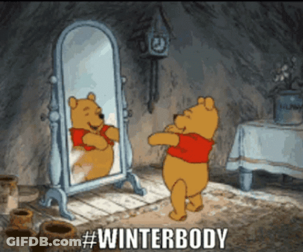 Chunky Pooh Winter Body GIF