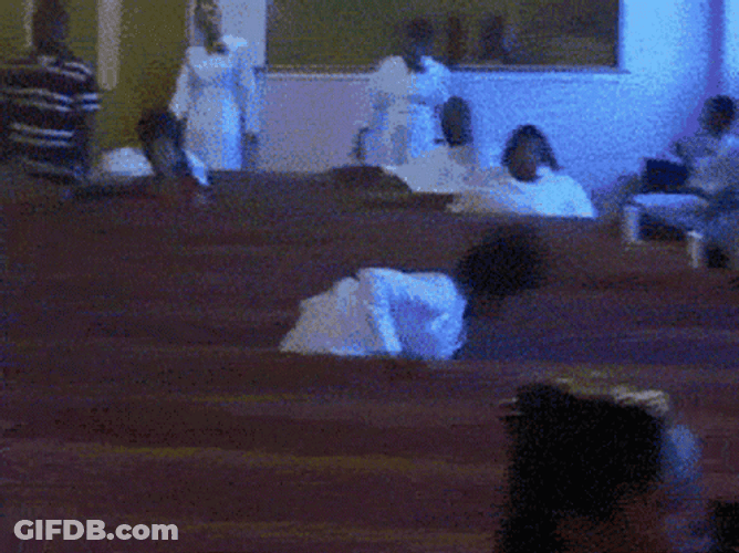 Church Lady Holy Worship GIF