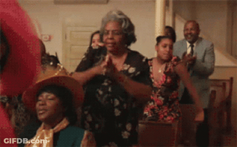 Church Lady Michelle Obama GIF