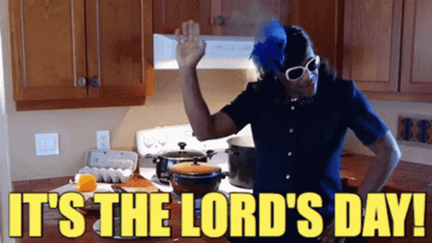 Church Lady Says It's The Lord's Day GIF