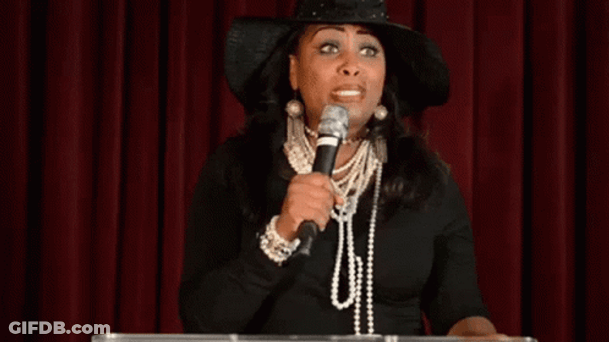 Church Lady Worried Face GIF