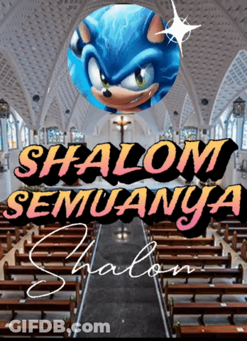 Church With Shalom Semuanya Above GIF