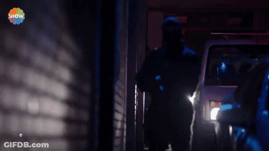 Cia Agents Boarding Vehicle GIF