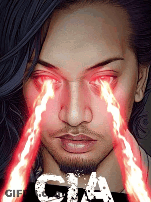 Cia Animated Laser Eyes GIF