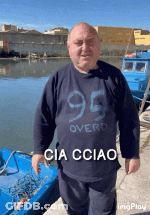 Cia Ciao Jolly Italian Man GIF