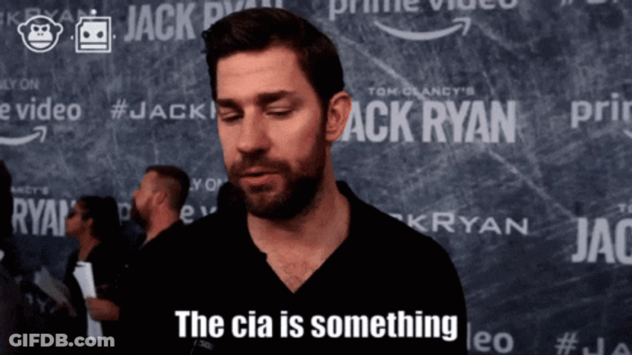 Cia Is Something John Krasinski GIF