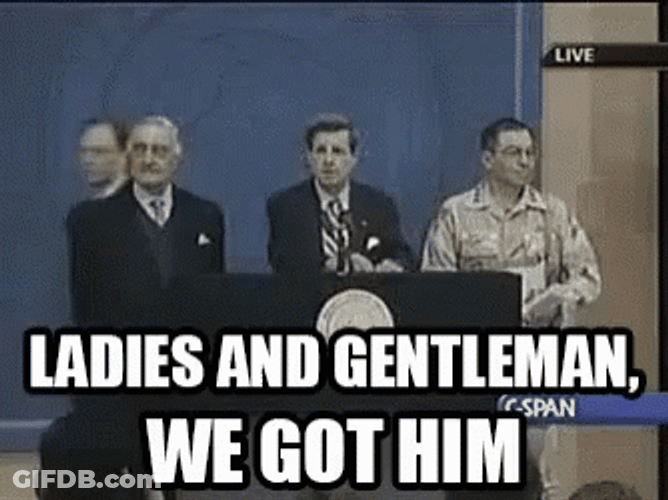 Cia Presenting Suspect We Got Him GIF