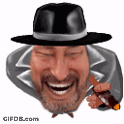 Cigar With Bradley Junk Maduro Label GIF