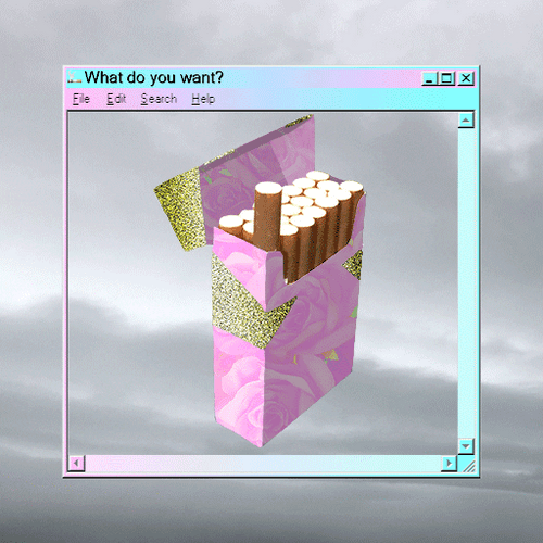 Cigarette Smoking Windows GIF