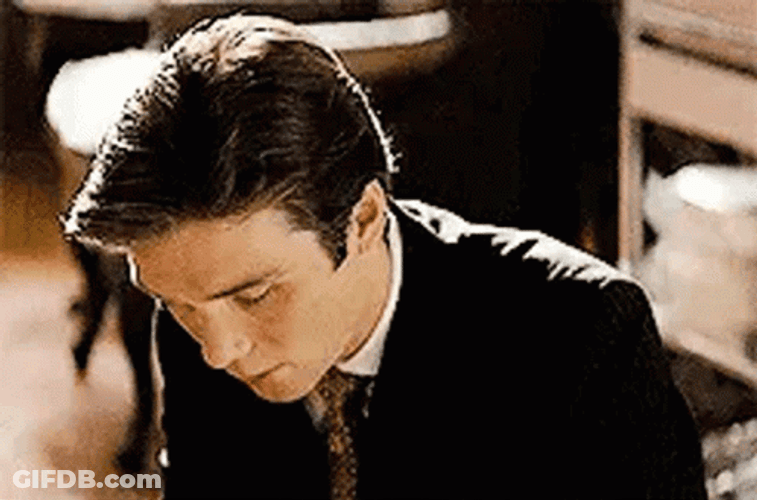 Cillian Murphy Looking Up In Inception GIF
