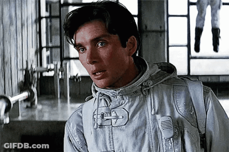 Cillian Murphy Wearing Snow Suit In Inception GIF