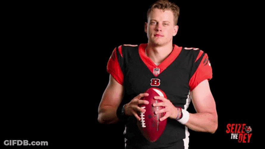 Cincinnati Bengals Joe Burrow Who Dey Gesture GIF