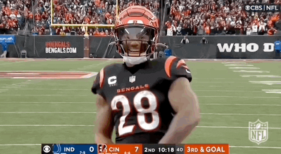 Cincinnati Bengals Joe Mixon Touchdown Dance GIF