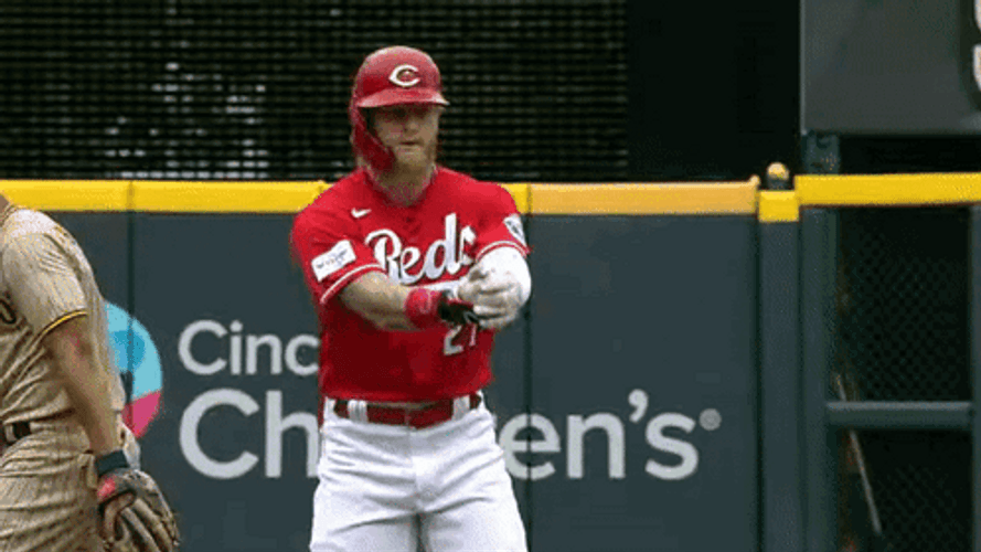 Cincinnati Reds Jake Fraley Rowing GIF