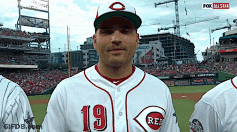 Cincinnati Reds Joey Votto Salute GIF