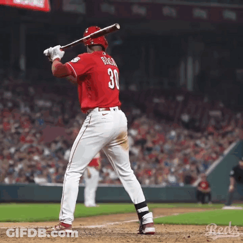 Cincinnati Reds Pumped Up Elly Dela Cruz GIF