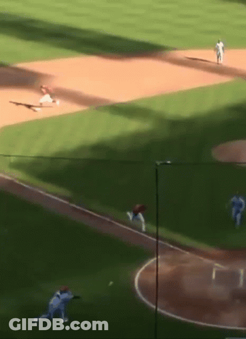 Cincinnati Reds Safe Touch Base GIF