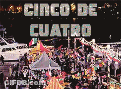 Cinco De Cuatro Carnival Poster GIF