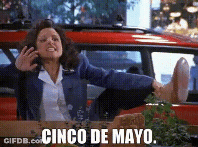 Cinco De Mayo Elaine Benes Seinfeld GIF