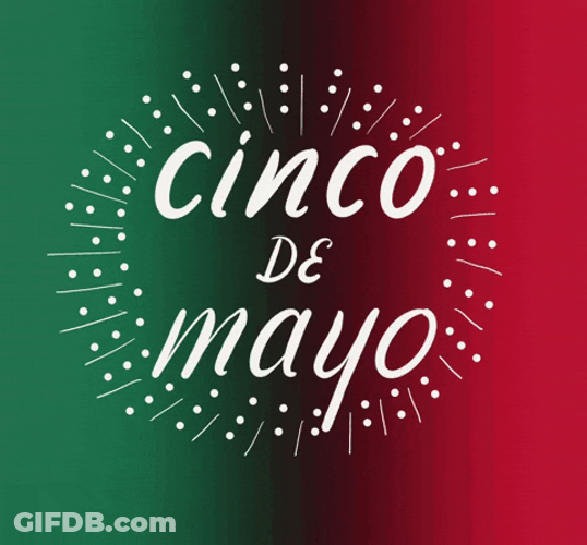 Cinco De Mayo Festival Typography GIF
